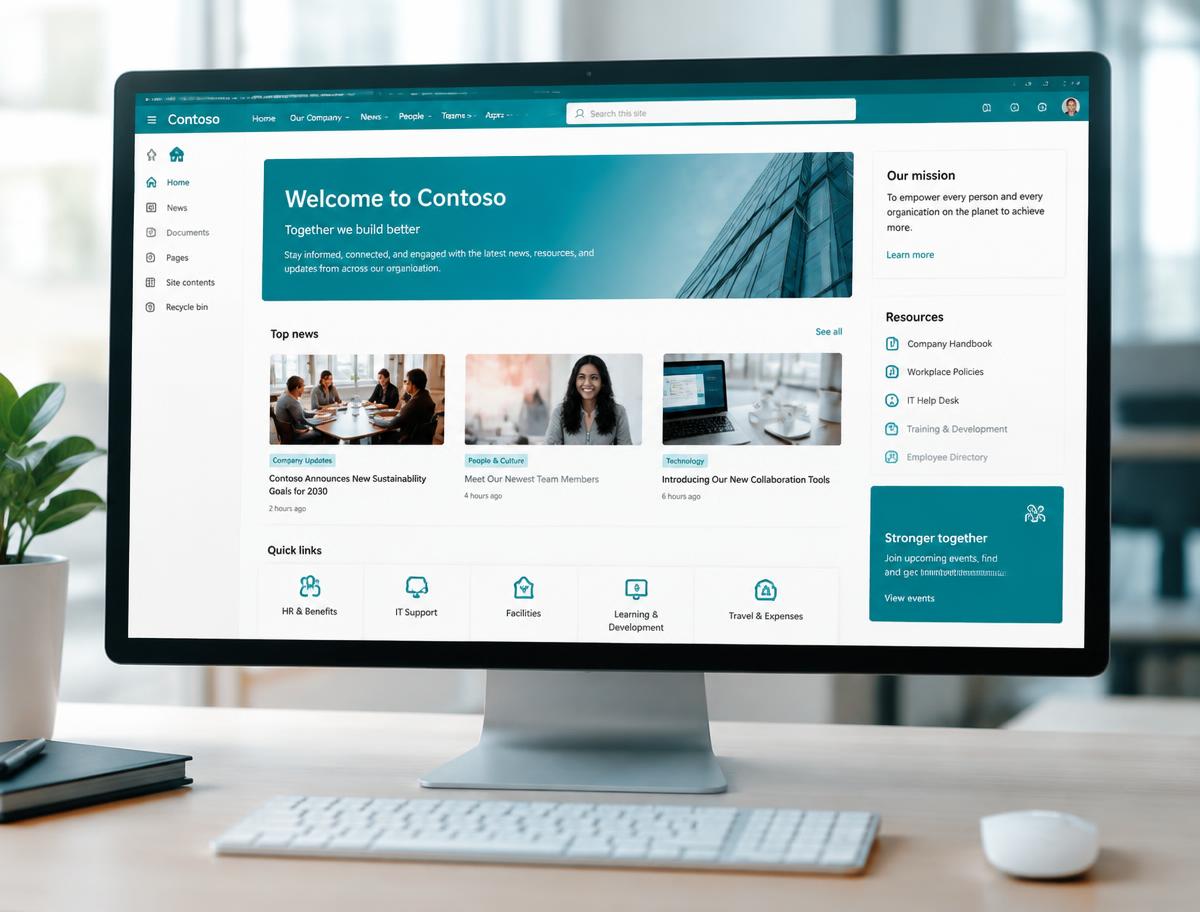 A SharePoint intranet for 4,500 employees